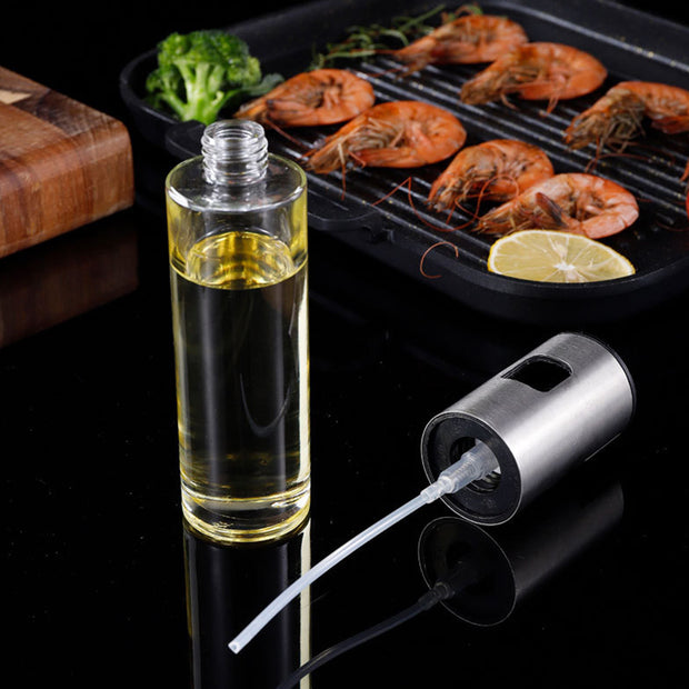 304 Stainless Steel Oil Spray Bottle Spray Household Barbecue