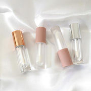 Round Rubber Matte Lip Gloss Tube Short Lip Stain Empty Bottle