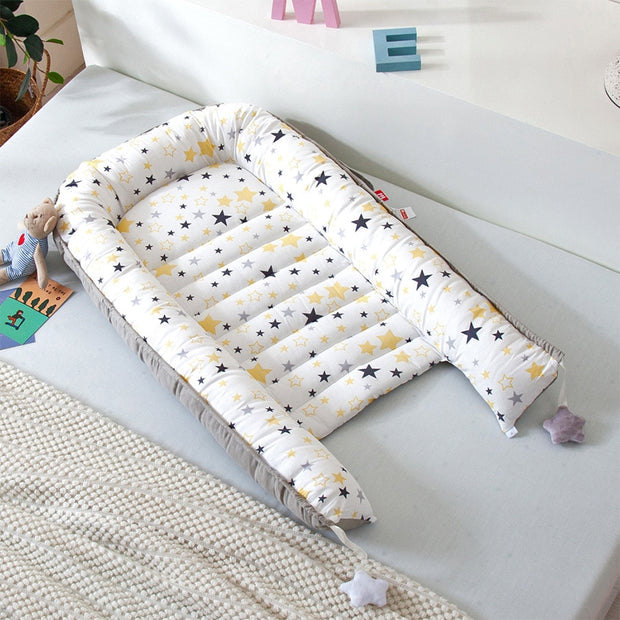 50x85cm Baby Crib Bed Baby Nest Boy Crib Babyfond Nursery Baby Bassinet Mattress Juegos De Cuna Essentials Conjunto Para Berco