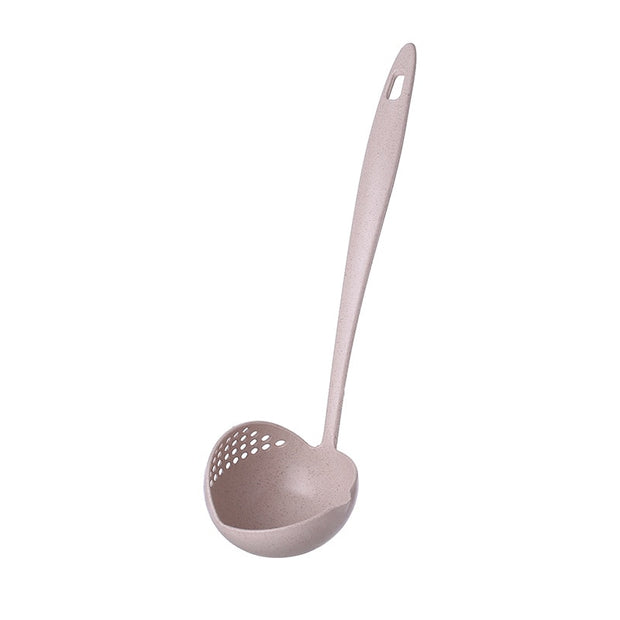 Soup Spoon Ladle Silicone Pot Spoons With Long Handle Spoon Cooking Colander Utensils Scoop Tableware Spoon Kitchen Accessories