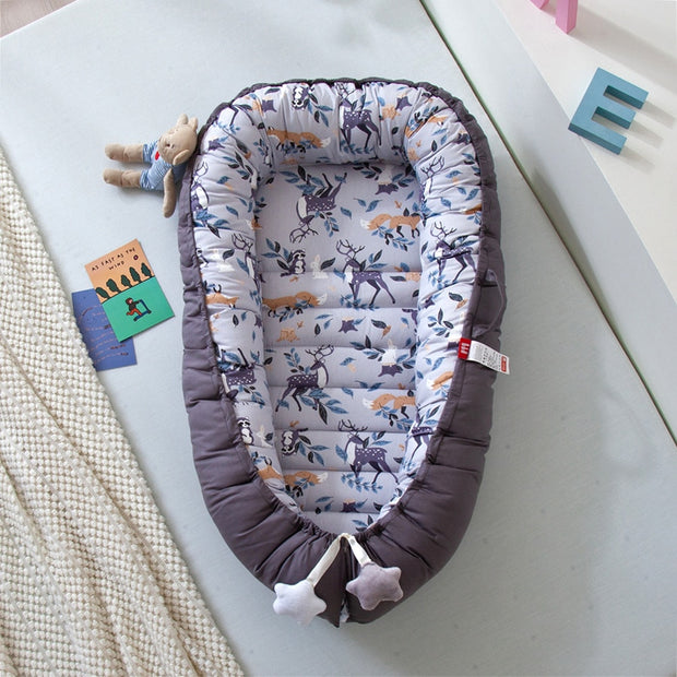 50x85cm Baby Crib Bed Baby Nest Boy Crib Babyfond Nursery Baby Bassinet Mattress Juegos De Cuna Essentials Conjunto Para Berco