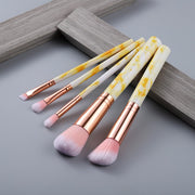 FLD Professional Makeup Brush Set Tools Powder Foundation Eyeshadow Lip Eyeliner Blush Marble Face Makeup Brushes