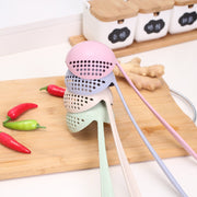 Soup Spoon Ladle Silicone Pot Spoons With Long Handle Spoon Cooking Colander Utensils Scoop Tableware Spoon Kitchen Accessories