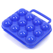 6/12 Grid Egg Storage Box Plastic Travel Portable Kitchen Utensils Outdoor Picnic BBQ Camping Tableware Camping Gear