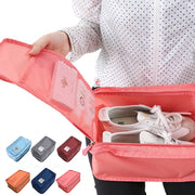 Portable Storage Bag Multi-Functional Travel Essential Cosmetic Bag Toiletries Underwear Bag Storage Shoe Bag 7 Colors Available