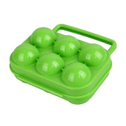 6/12 Grid Egg Storage Box Plastic Travel Portable Kitchen Utensils Outdoor Picnic BBQ Camping Tableware Camping Gear