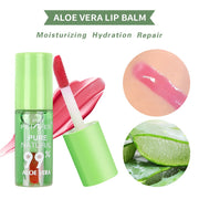 1PC Color Changing Lip Balm Aloe Vera Essence Lipstick Lipgloss Long Lasting Moisturizing Waterproof Temperature Change Lip Balm