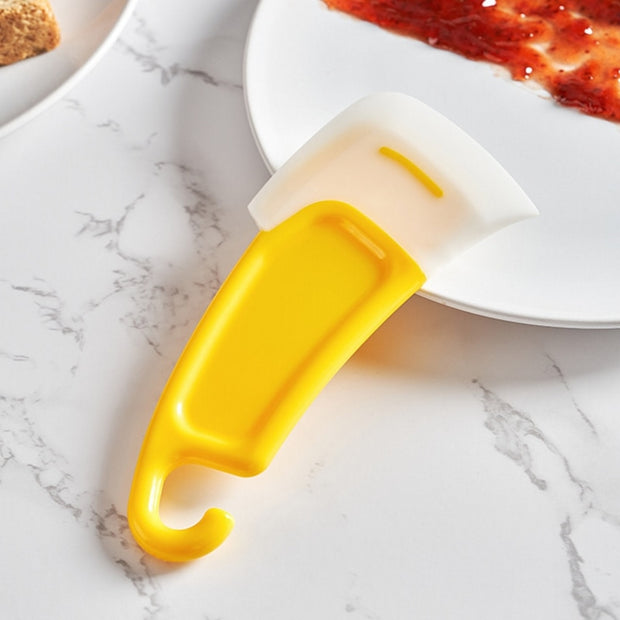 3Pcs Kitchen Scraper Oil Stain Cleaning Silicone Spatula Cake Baking Pastry Gadgets Dirty Pan Pot Dishes Cleaner Tools Scraper