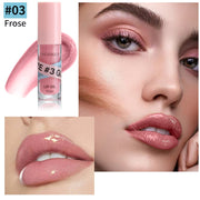 1PC Mirror Water Gloss Lip Gloss Waterproof Moisturizing Glitter Red Nude Liquid Lipstick Shimmer Plumping Lip Makeup Cosmetic