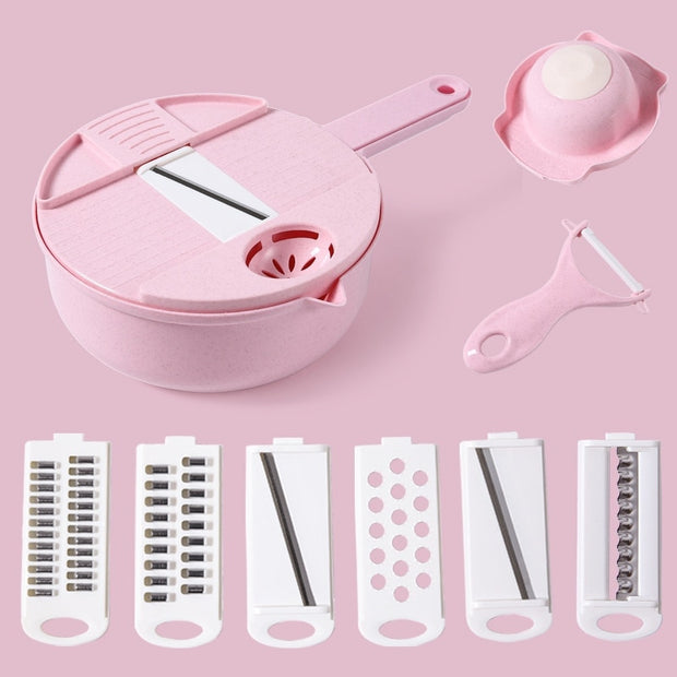 Kitchen Multifunctional Salad Utensils Vegetable Chopper Carrot Potato Manual Shredder Kitchen Cooking Vegetable Tools