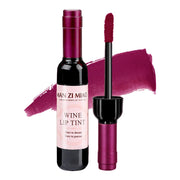 Wine Lips Tint 6-Colors Wine-Bottle Design Lip Gloss Waterproof Lip Stain Matte Liquid Lip Glaze Long Wear Lips Makeup Supply