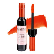 Wine Lips Tint 6-Colors Wine-Bottle Design Lip Gloss Waterproof Lip Stain Matte Liquid Lip Glaze Long Wear Lips Makeup Supply