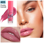 1PC Mirror Water Gloss Lip Gloss Waterproof Moisturizing Glitter Red Nude Liquid Lipstick Shimmer Plumping Lip Makeup Cosmetic