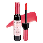 Wine Lips Tint 6-Colors Wine-Bottle Design Lip Gloss Waterproof Lip Stain Matte Liquid Lip Glaze Long Wear Lips Makeup Supply