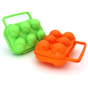 6/12 Grid Egg Storage Box Plastic Travel Portable Kitchen Utensils Outdoor Picnic BBQ Camping Tableware Camping Gear