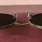 Sexy Women's MIU Model New Oval Metal Frame