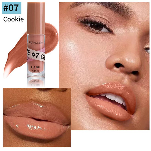 1PC Mirror Water Gloss Lip Gloss Waterproof Moisturizing Glitter Red Nude Liquid Lipstick Shimmer Plumping Lip Makeup Cosmetic