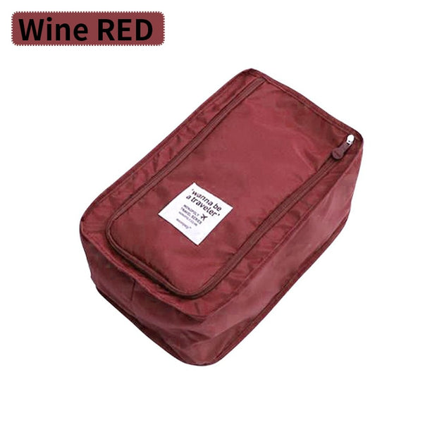 Portable Storage Bag Multi-Functional Travel Essential Cosmetic Bag Toiletries Underwear Bag Storage Shoe Bag 7 Colors Available