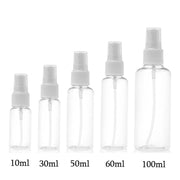 10Pcs Spray Bottle 10ml 30ml 50ml 60ml 100ml Wholesale Empty Vial Refillable Mist Pump Perfume Essential Oil Atomizer Travel