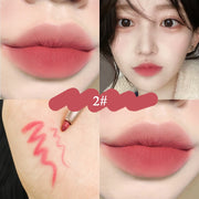 12 Colors Nude Matte Lipstick Pen Lip Liner Pencil Waterproof Long Lasting Lipgloss Plum Pink Plump Lip Stain Korean Makeup YZL9