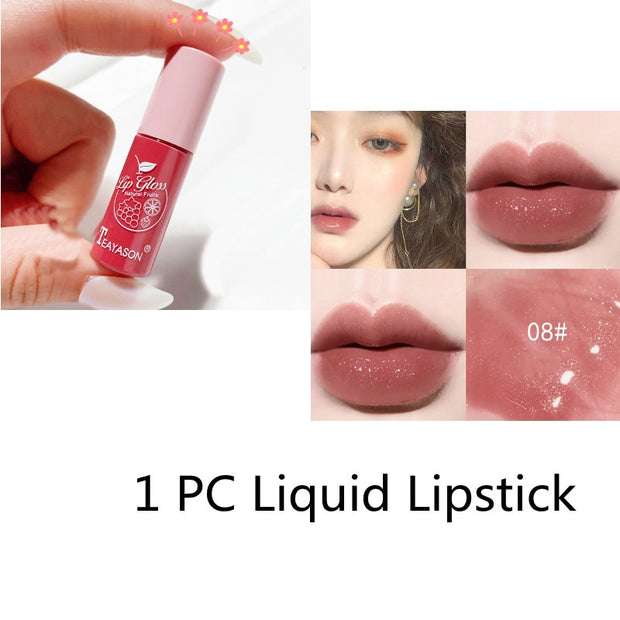 12 Colors Nude Matte Lipstick Pen Lip Liner Pencil Waterproof Long Lasting Lipgloss Plum Pink Plump Lip Stain Korean Makeup YZL9