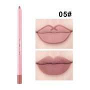 12 Colors Nude Matte Lipstick Pen Lip Liner Pencil Waterproof Long Lasting Lipgloss Plum Pink Plump Lip Stain Korean Makeup YZL9