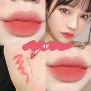 12 Colors Nude Matte Lipstick Pen Lip Liner Pencil Waterproof Long Lasting Lipgloss Plum Pink Plump Lip Stain Korean Makeup YZL9