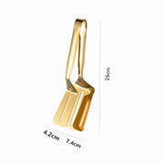 18-Styles Gold BBQ Food Tongs Steak Clip Stainless Steel Hollow Cake Bread Grill Clamp Cooking Utensils Kitchen Accessories