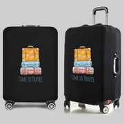 World Map Travel Luggage Protective Cover Traveling Essentials Accessories Suitcase Covers for 18-32 Inch Elastic Trolley Case