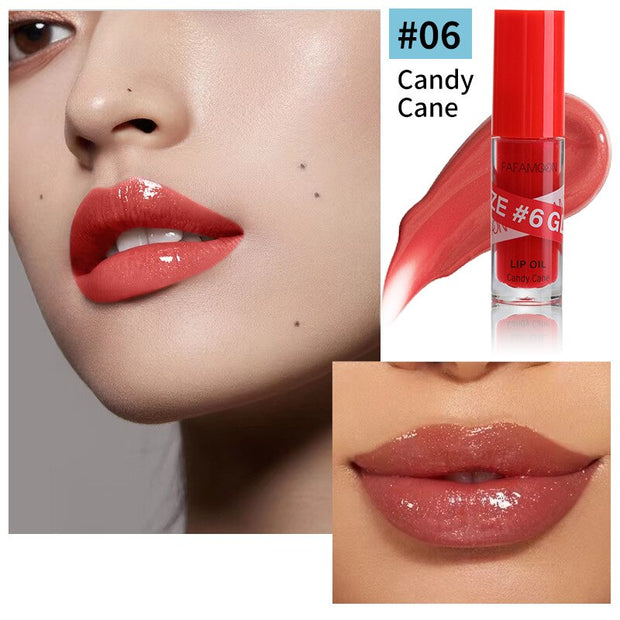 1PC Mirror Water Gloss Lip Gloss Waterproof Moisturizing Glitter Red Nude Liquid Lipstick Shimmer Plumping Lip Makeup Cosmetic