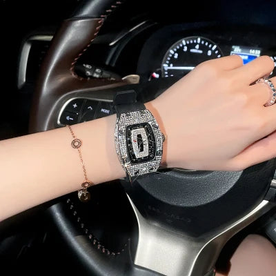 Luxury Brand Watches for Women Silicone Strap