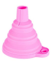 New Arrival Mini Silicone Gel Foldable Collapsible Style Funnel Hopper Practical Kitchen Tool