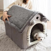 Soft Cat Bed Deep Sleep House Dog Cat