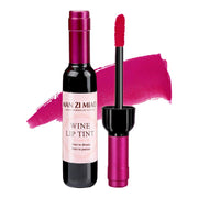 Wine Lips Tint 6-Colors Wine-Bottle Design Lip Gloss Waterproof Lip Stain Matte Liquid Lip Glaze Long Wear Lips Makeup Supply