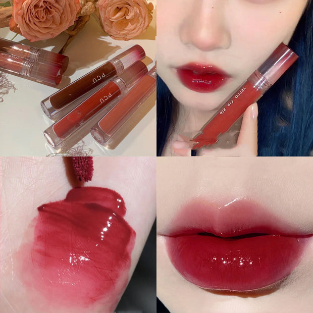 Non-fading No Stain On Cup Lipstick Mirror Lip Lacquer