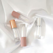 Round Rubber Matte Lip Gloss Tube Short Lip Stain Empty Bottle