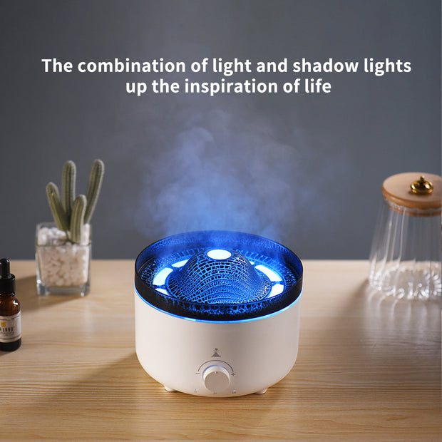 Jellyfish Fire Volcano Essential Oil Aroma Humidifier Diffuser