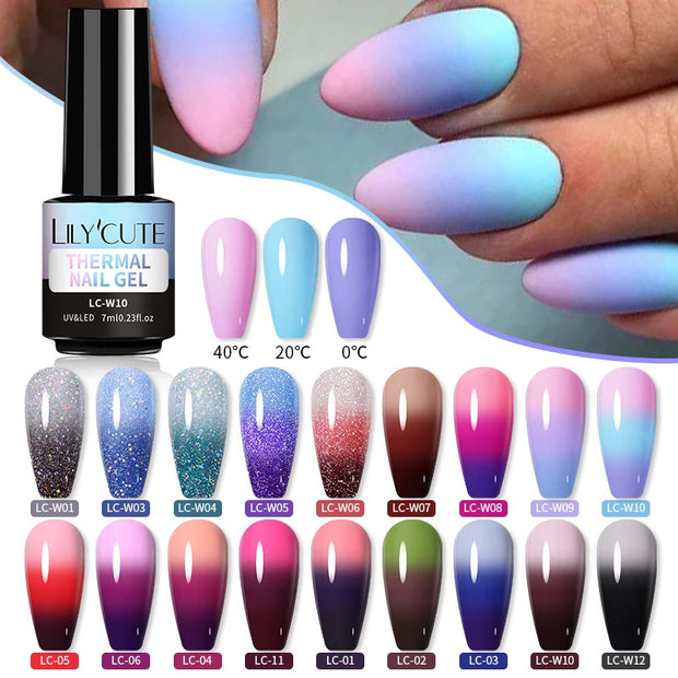 Thermal Gel Color Changing Nail Polish