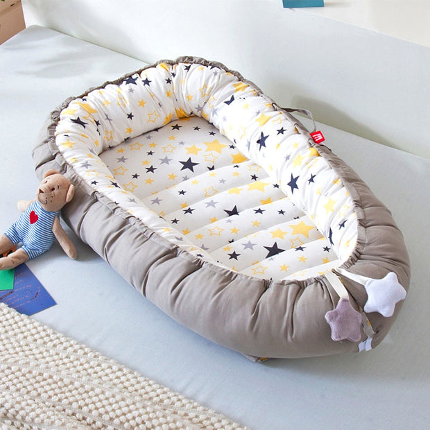 50x85cm Baby Crib Bed Baby Nest Boy Crib Babyfond Nursery Baby Bassinet Mattress Juegos De Cuna Essentials Conjunto Para Berco