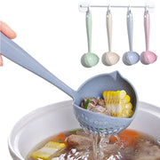 Soup Spoon Ladle Silicone Pot Spoons With Long Handle Spoon Cooking Colander Utensils Scoop Tableware Spoon Kitchen Accessories