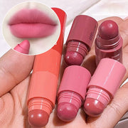 4 Color 4 In 1 Nude Matte Lipstick Pen Lip Liner Pencil Waterproof Long Lasting Lipgloss Plum Pink Plump Lip Stain Korean Makeup