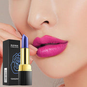 Blue Rose Lip Temperature Color Changing Natural Long Lasting Waterproof Lipstick Lip Stain Gloss Moisturizing Woman Makeup